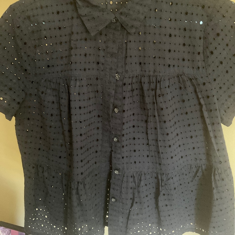 Madewell Navy Top in Size M